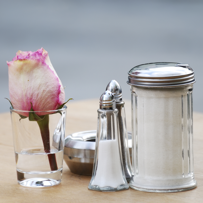 12 Ounce Paneled Sugar Jar With Flap Top
