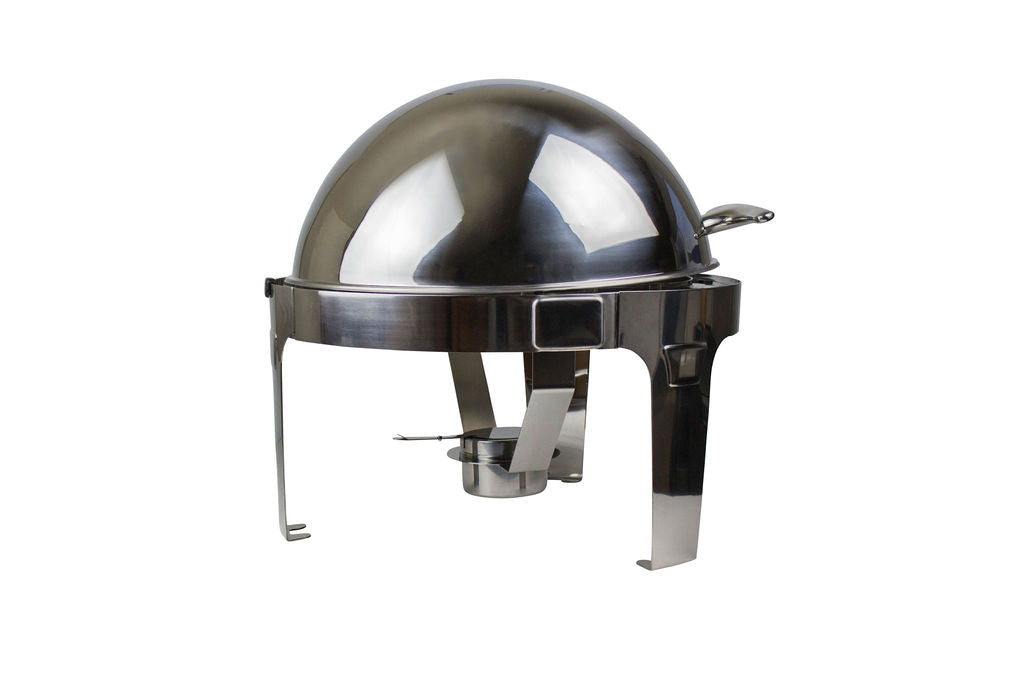 Round Deluxe Chafer Roll Top