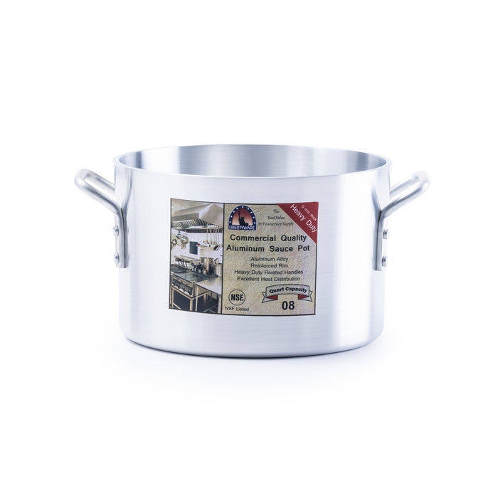 Sauce Pot Aluminum 8 Quart Heavy Duty 6 mm Thick