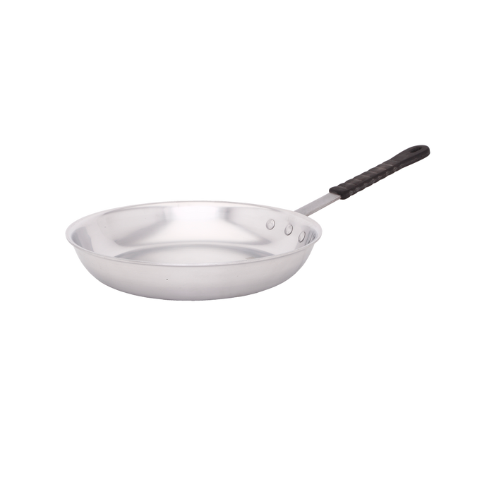 Fry Pan Aluminum with Silicone Handle Non-Coated 12 5/8''