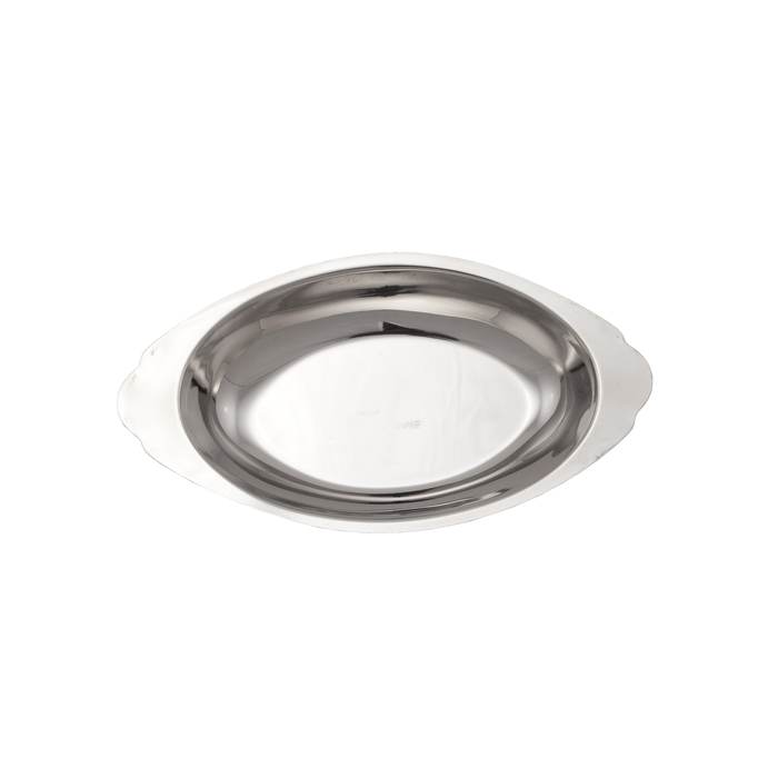 Oval Au Gratin 8 Ounce Stainless Steel