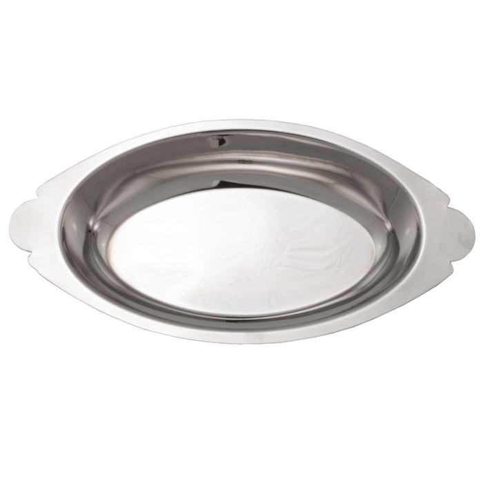 Oval Au Gratin 8 Ounce Stainless Steel