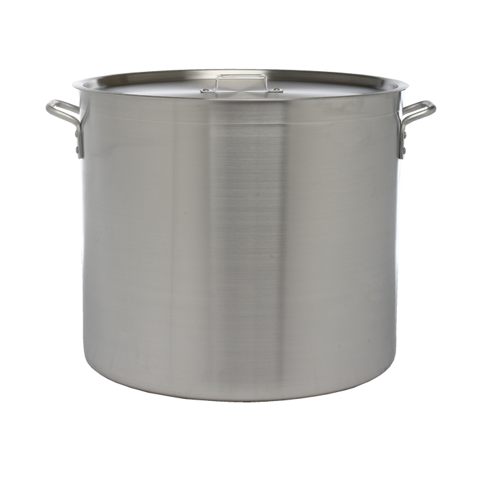 Stock Pot Aluminum 120 Quart Heavy Duty 6 mm Thick with Cover
