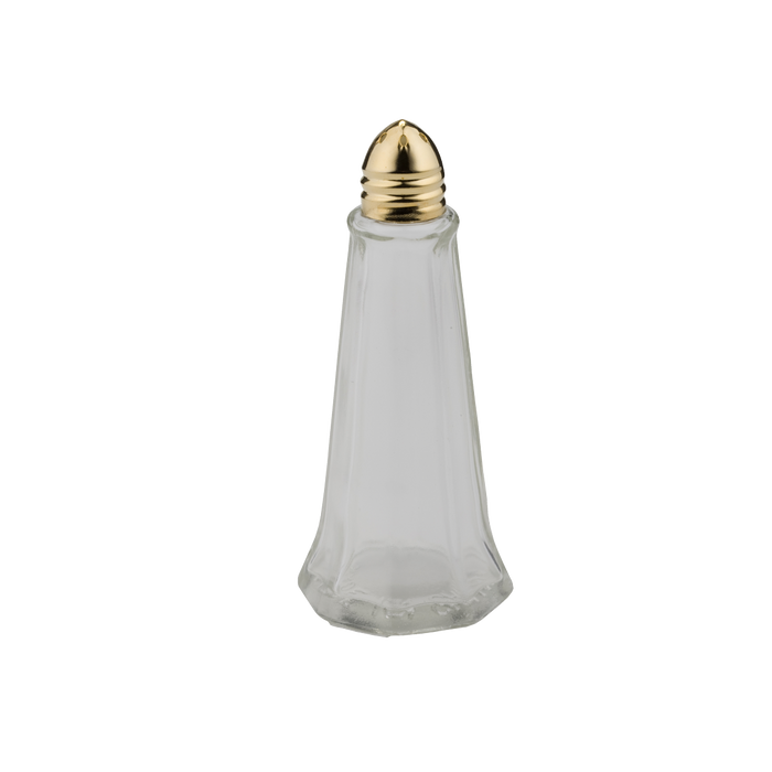 1 Ounce Tower Shaker With Gold Bullet Cap