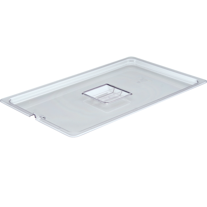 Cover / Full Size Polycarbonate Food Pan Notched
