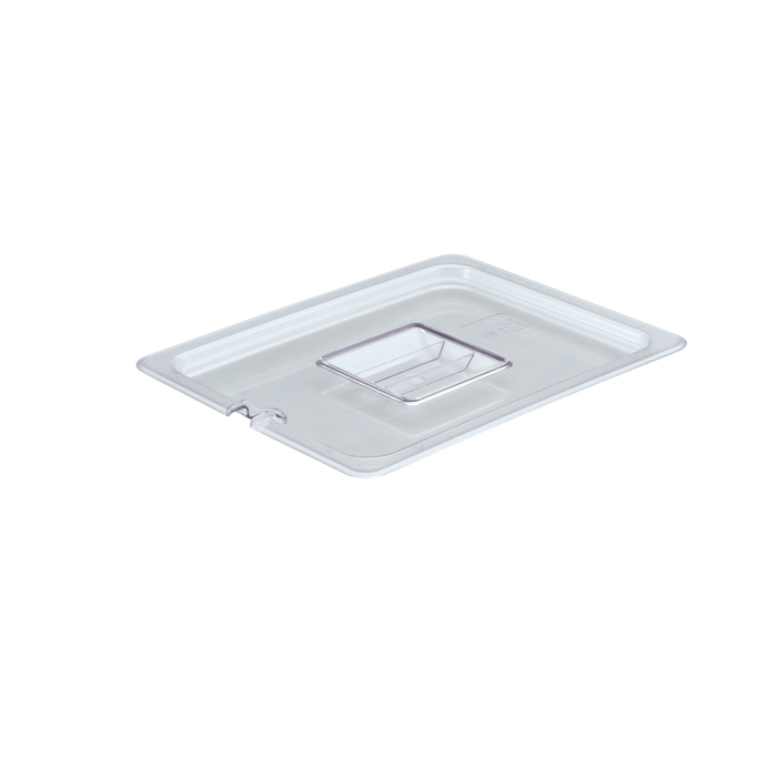 Cover / Half Size Polycarbonate Food Pan Notched