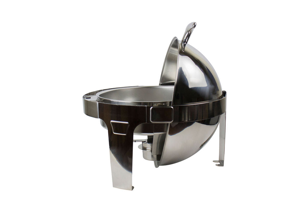 Round Deluxe Chafer Roll Top