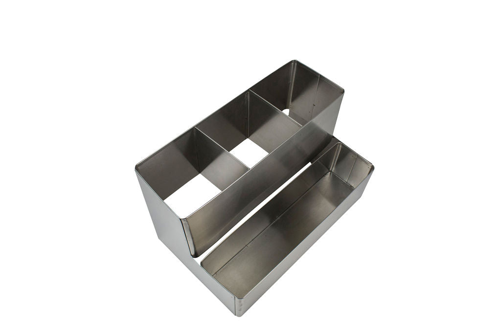 Creamer Caddy Stainless Steel Two Tier