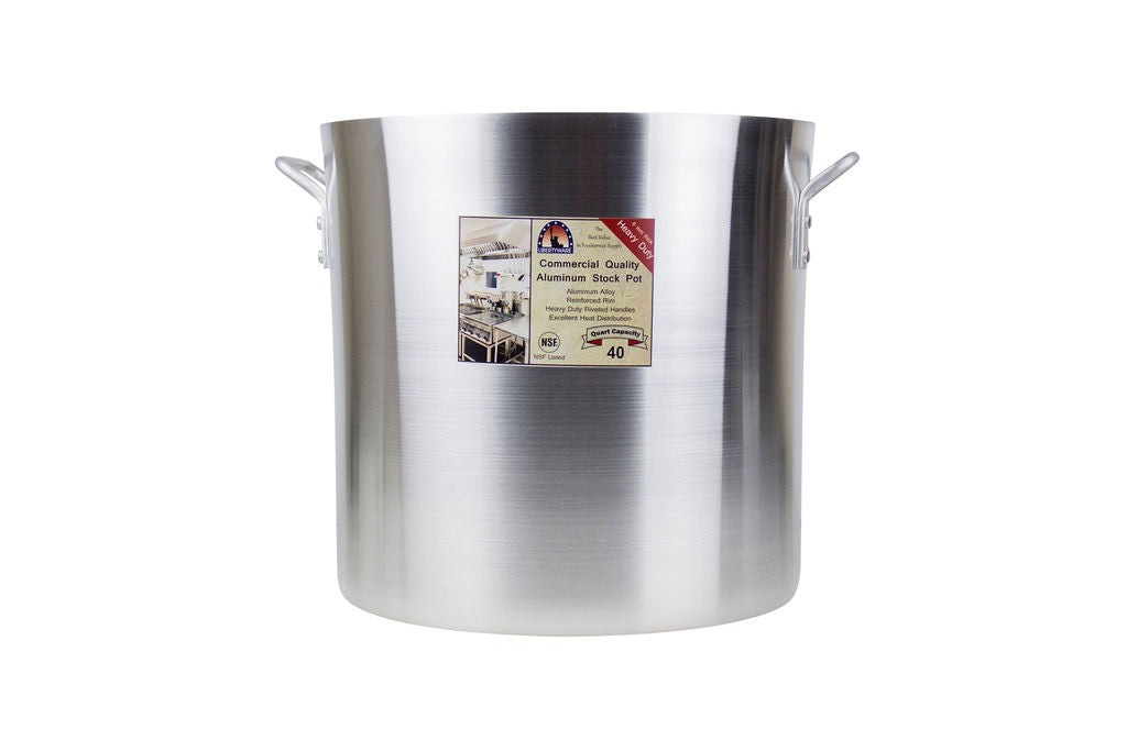 Stock Pot Aluminum 24 Quart Heavy Duty 6 mm Thick — Libertyware