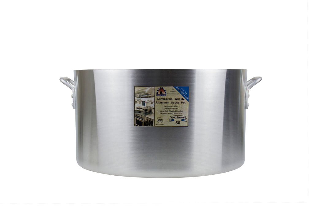 Sauce Pot Aluminum 60 Quart Standard Duty 4 mm Thick