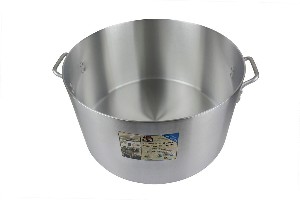 Sauce Pot Aluminum 60 Quart Standard Duty 4 mm Thick