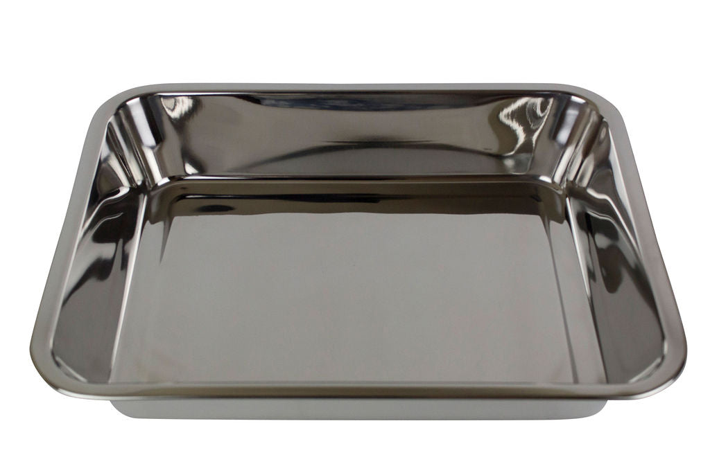 Bake Pan, 12 x 17 x 3, Stainless Steel, Libertyware BP-17