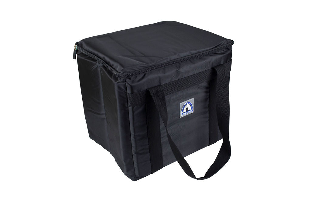 Black Half Size Insulated Food Carrier