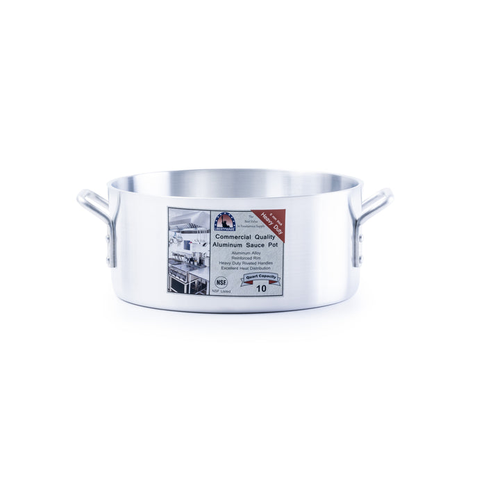 Sauce Pot Aluminum 10 Quart Heavy Duty 6 mm Thick