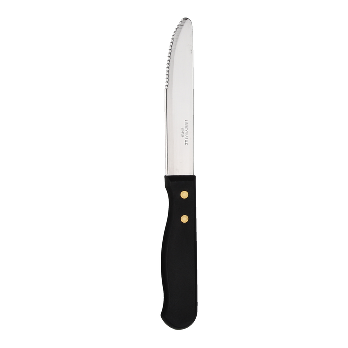 Steak Knife Jumbo Size Plastic Handle Rounded End