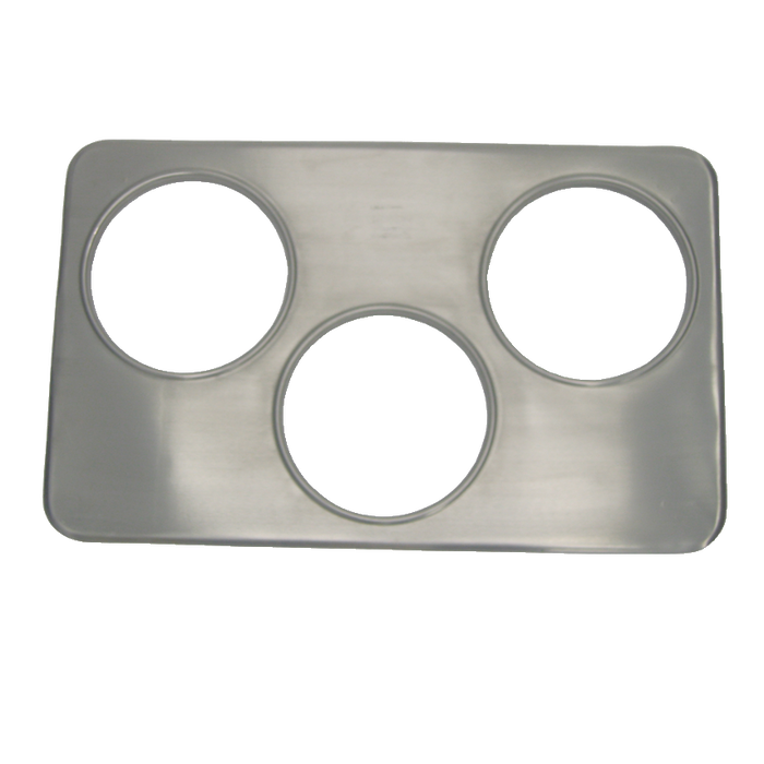 Stainless Adapter Plate 3 Holes 6 3/8''