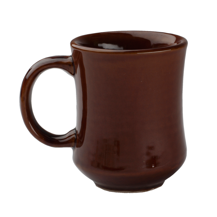 Bell Shape Caramel Colored Mug 7 1/2 Ounce