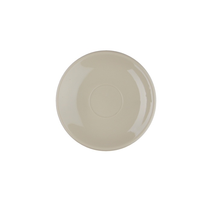 American White Rolled Edge Saucer 6"