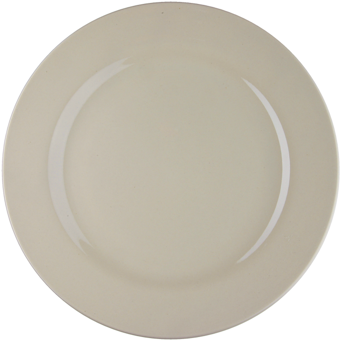 American White Rolled Edge Plate 12''