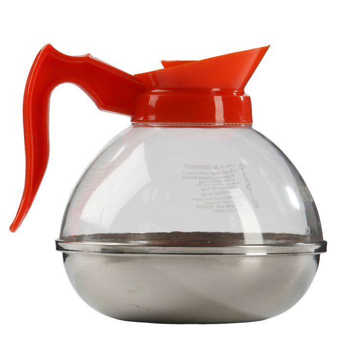 Coffee Decanter Decaffinated 64 Ounce Plastic