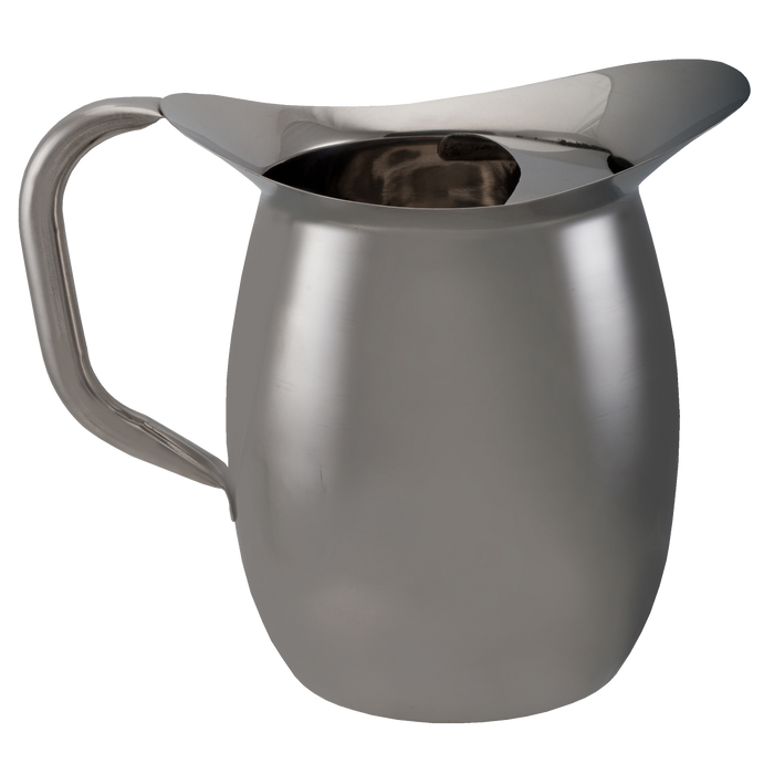 Bell Pitcher Stainless Steel 3 1/4 Quart with Ice Guard