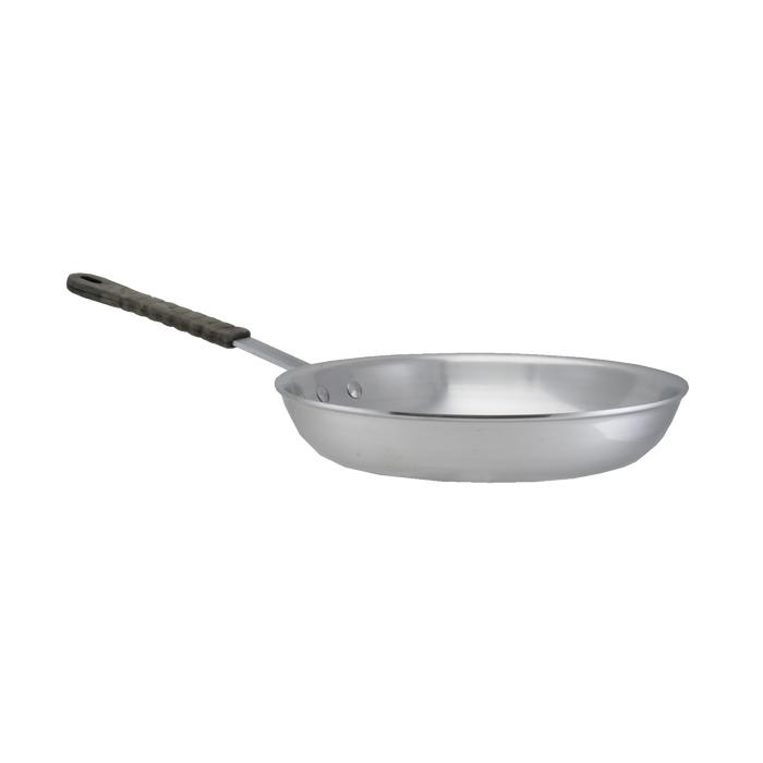 Fry Pan Aluminum with Silicone Handle Non-Coated 12 5/8''