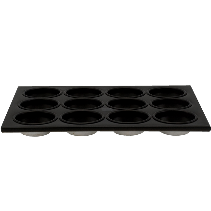 Muffin Cup Aluminum 12 Cup with Non-Stick Coating