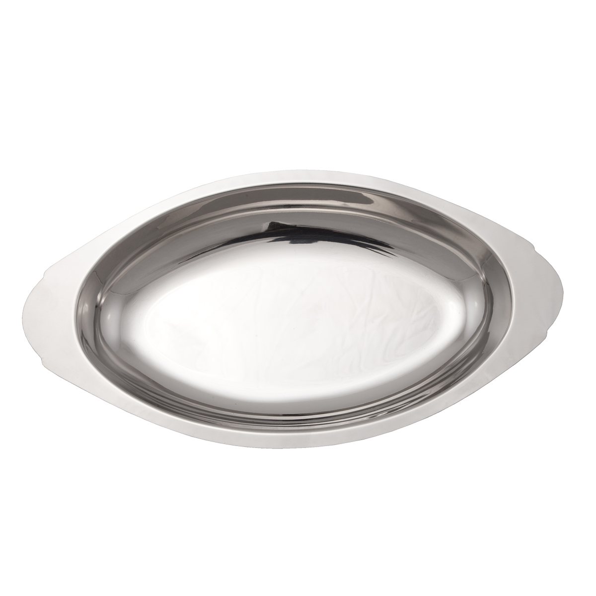 Oval Au Gratin 15 Ounce Stainless Steel — Libertyware