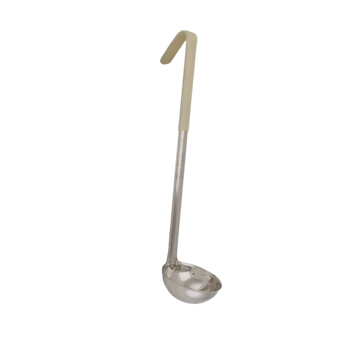 Ladle One Piece with Ivory Coated Handle 3 Ounce