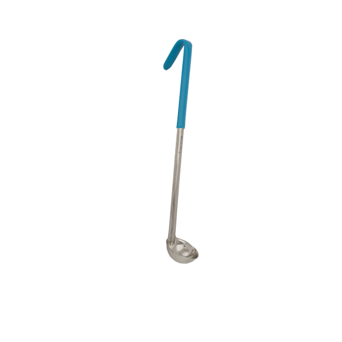 Ladle One Piece with Teal Coated Handle 1/2 Ounce