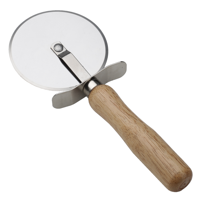 Pizza Cutter Wood Handle 4"