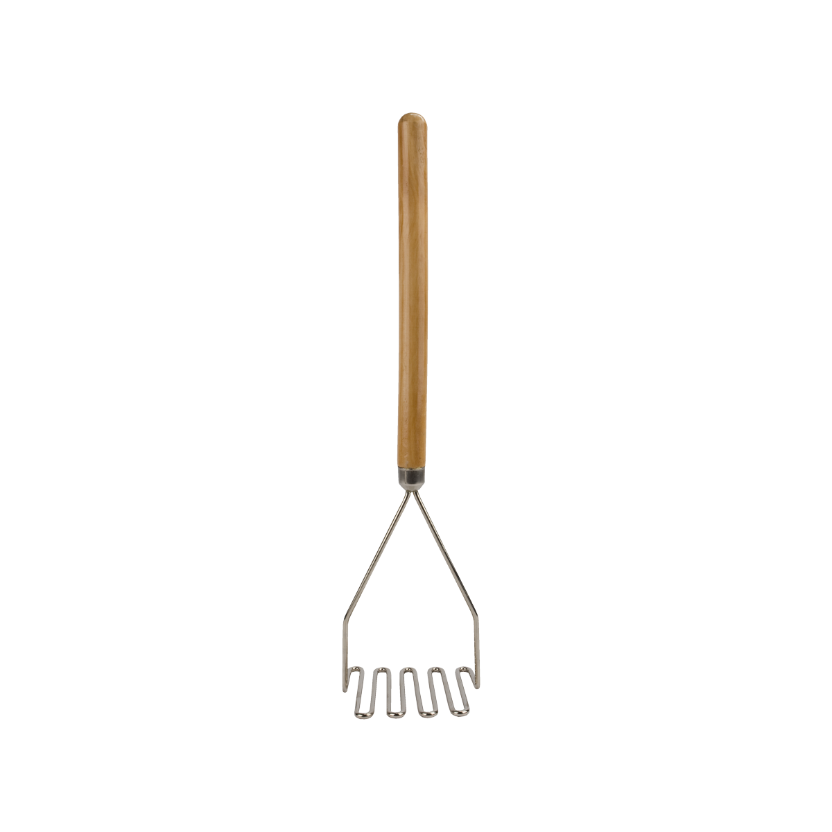 Potato Masher 4'' Square Head with Wood Handle — Libertyware