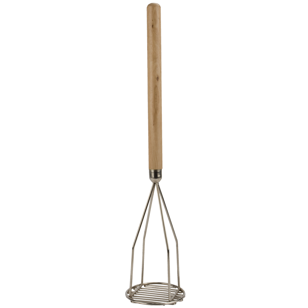 Potato Masher 5 1/2'' Round Head with Wood Handle — Libertyware