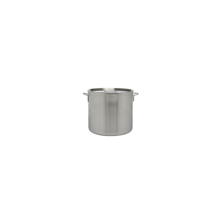 Stock Pot Aluminum 12 Quart Standard Duty 4 mm Thick with Cover