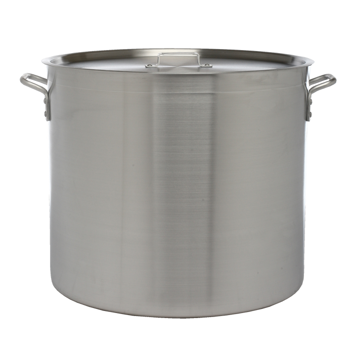 Stock Pot Aluminum 140 Quart Standard Duty 4mm Thick with Cover