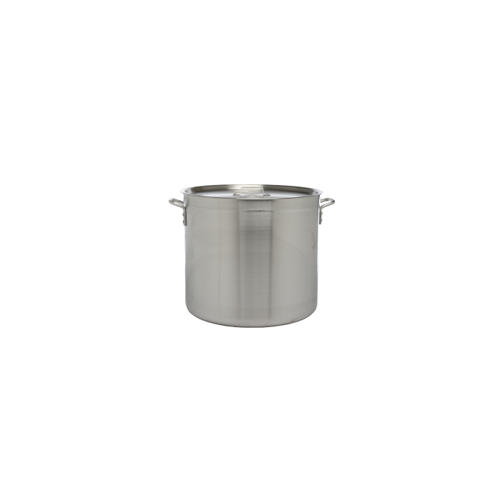 Stock Pot Aluminum 20 Quart Standard Duty 4 mm Thick with Cover