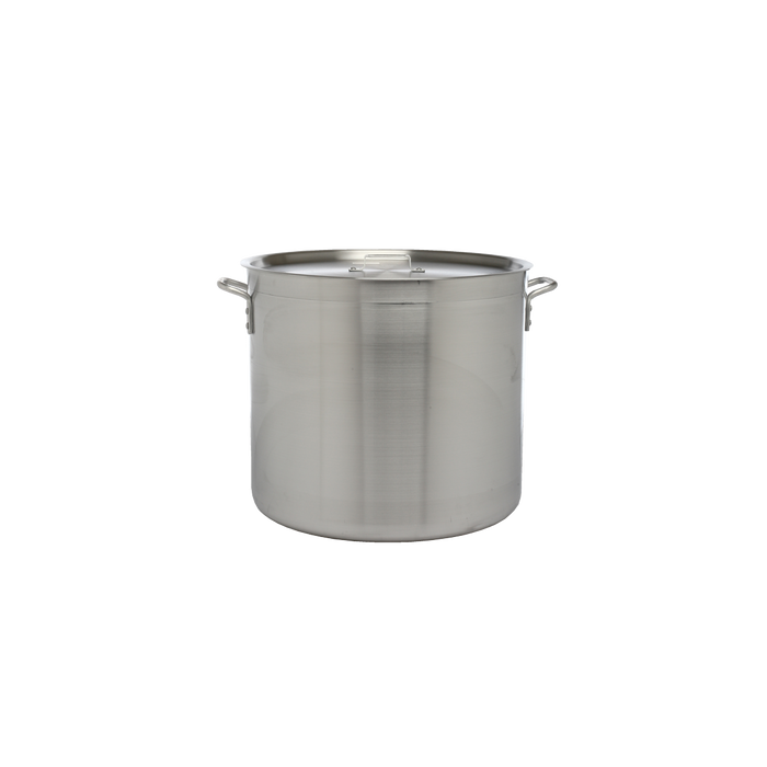 Stock Pot Aluminum 32 Quart Heavy Duty 6 mm Thick with Cover