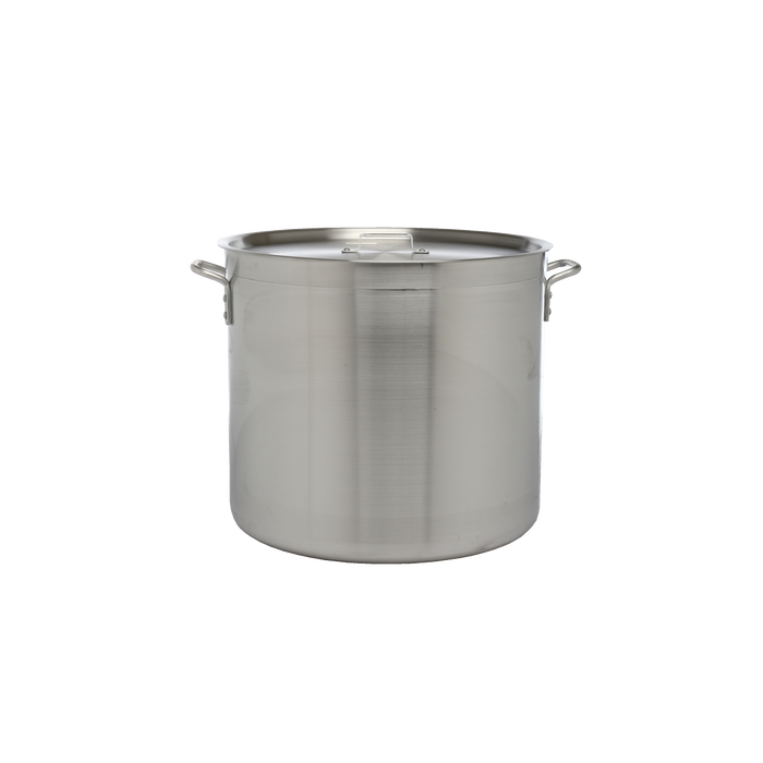 Stock Pot Aluminum 40 Quart Standard Duty 4 mm Thick with Cover
