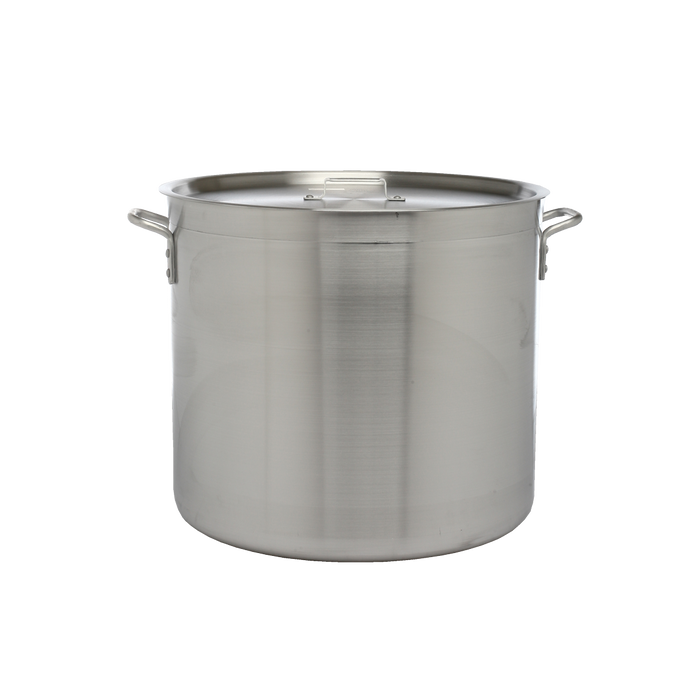Stock Pot Aluminum 60 Quart Standard Duty 4 mm Thick with Cover