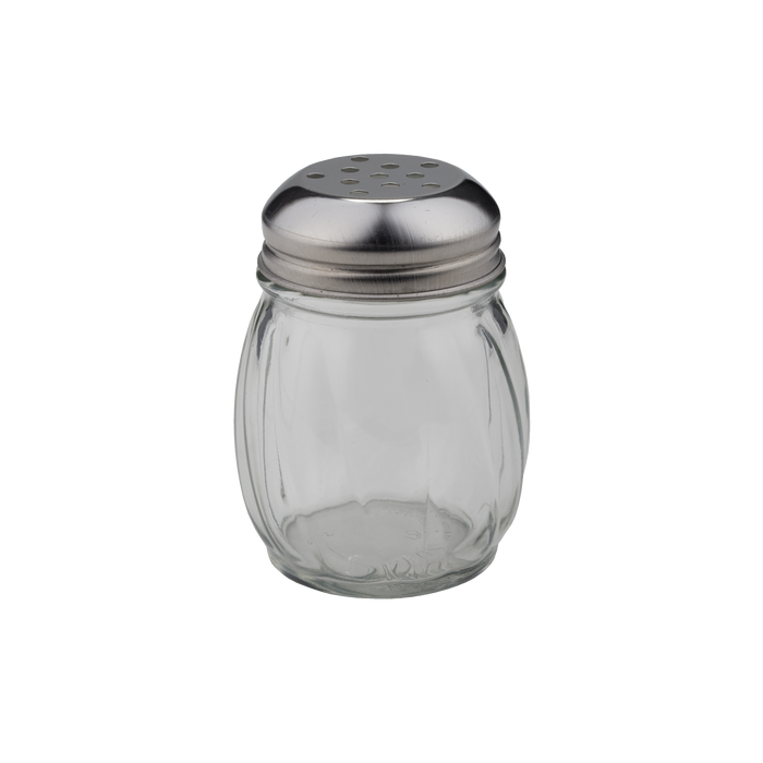 6 Ounce Swirl Cheese Shaker With Perforated Cap