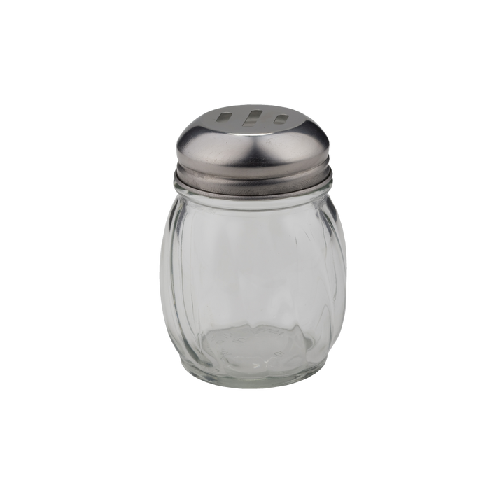 6 Ounce Swirl Cheese Shaker With Slotted Cap