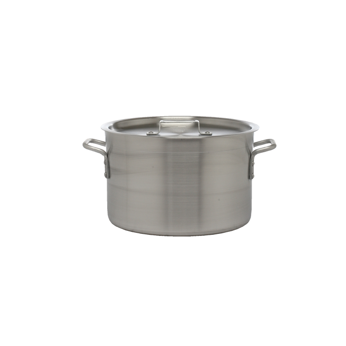 Sauce Pot Aluminum 14 Quart Standard Duty 4 mm Thick with Cover