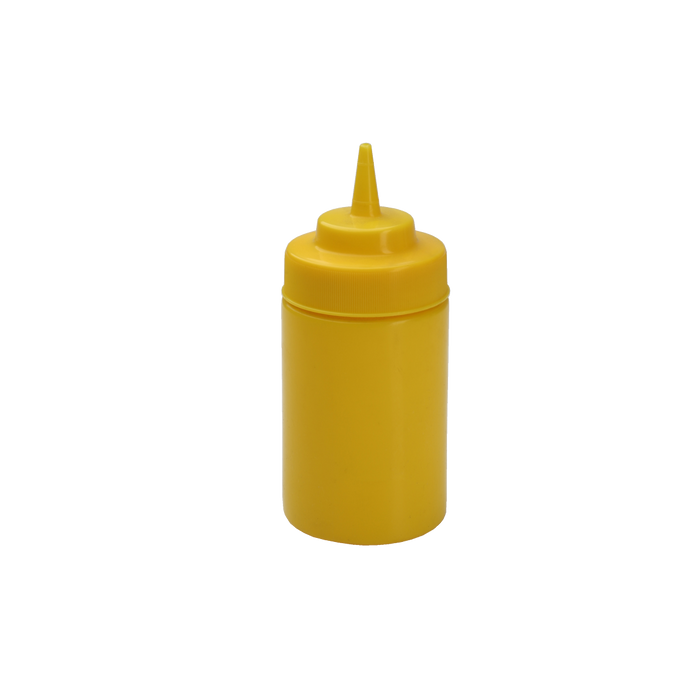 Squeeze Bottle 12 Ounce Wide Mouth Yellow
