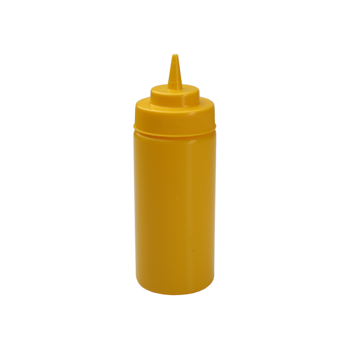 Squeeze Bottle 16 Ounce Wide Mouth Yellow
