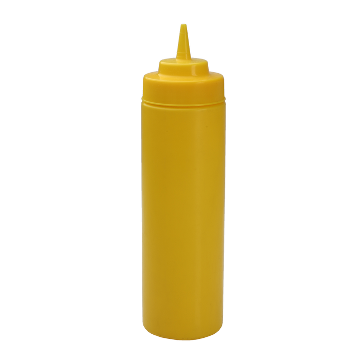 Squeeze Bottle 24 Ounce Wide Mouth Yellow