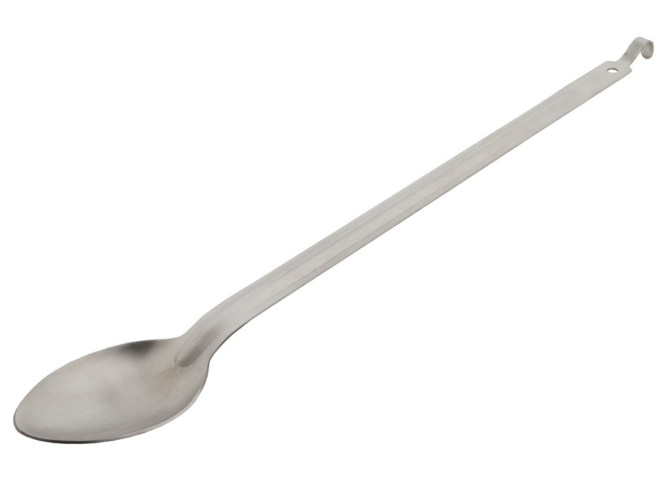 Basting Spoon Heavy Duty Stainless Steel 21'' Solid with Hanging Hook