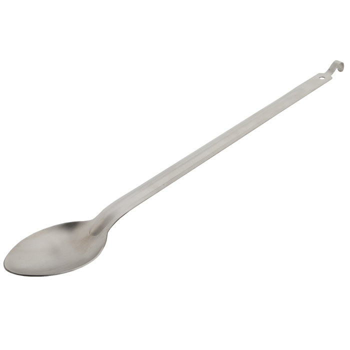 Basting Spoon Heavy Duty Stainless Steel 21'' Solid with Hanging Hook