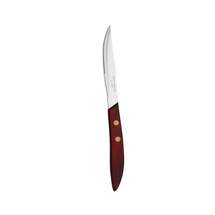 Steak Knife Deluxe Pakka Wood Pointed End