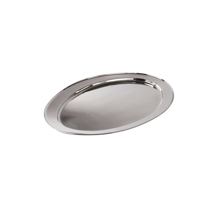Stainless Steel Oval Platter 18'' X 11 3/4''