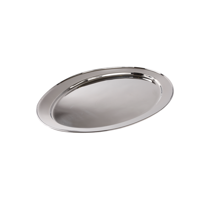 Stainless Steel Oval Platter 20'' X 13 1/2''